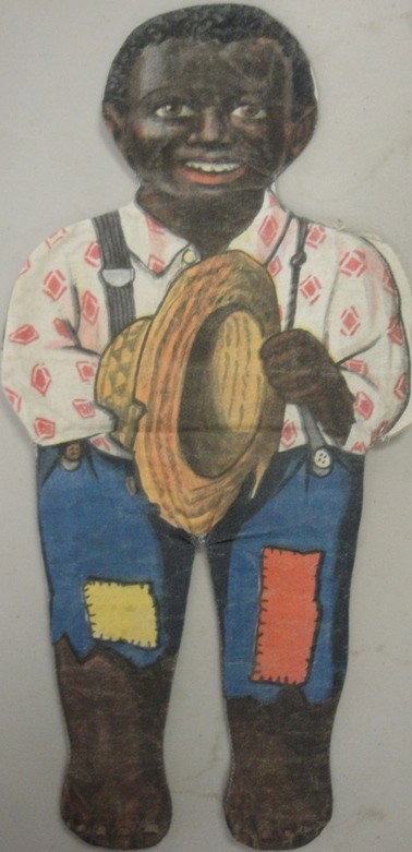 Two cloth dolls of Wade Davis - 12" and 11" respec: Two cloth dolls of Wade Davis - 12" and 11" respectively