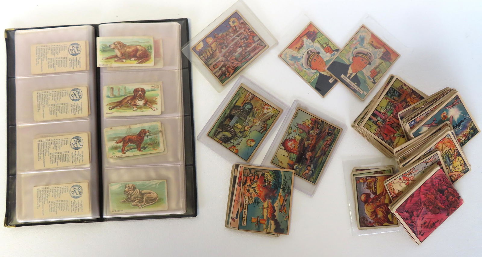Grouping of vintage collectible cards including: 75 Dwights Soda advertising cards & "Phila Cara Co. (1 of 7)