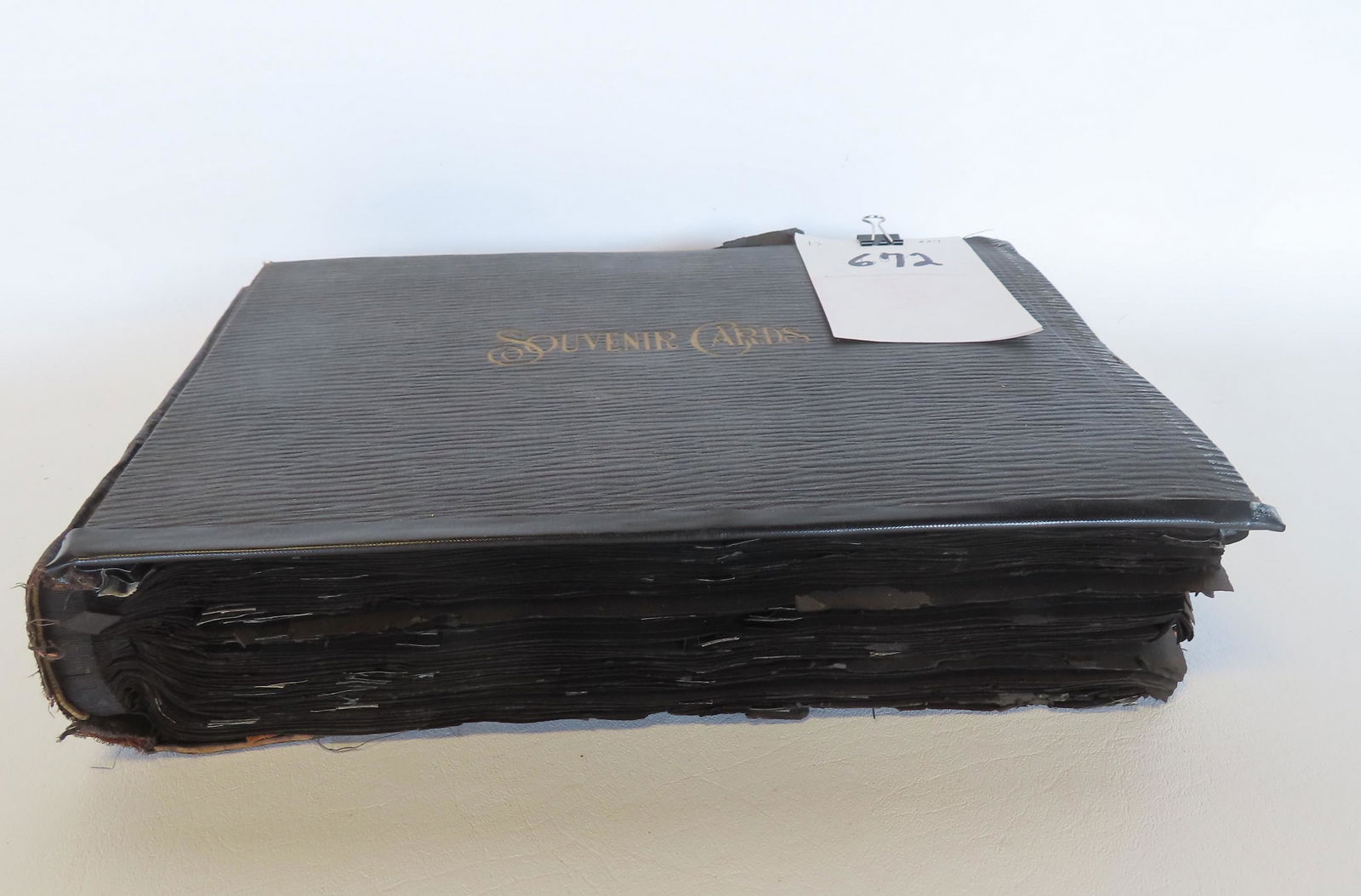 An outstanding Victorian postcard album containing 490 vintage cards, most early 20th century. (1 of 20)