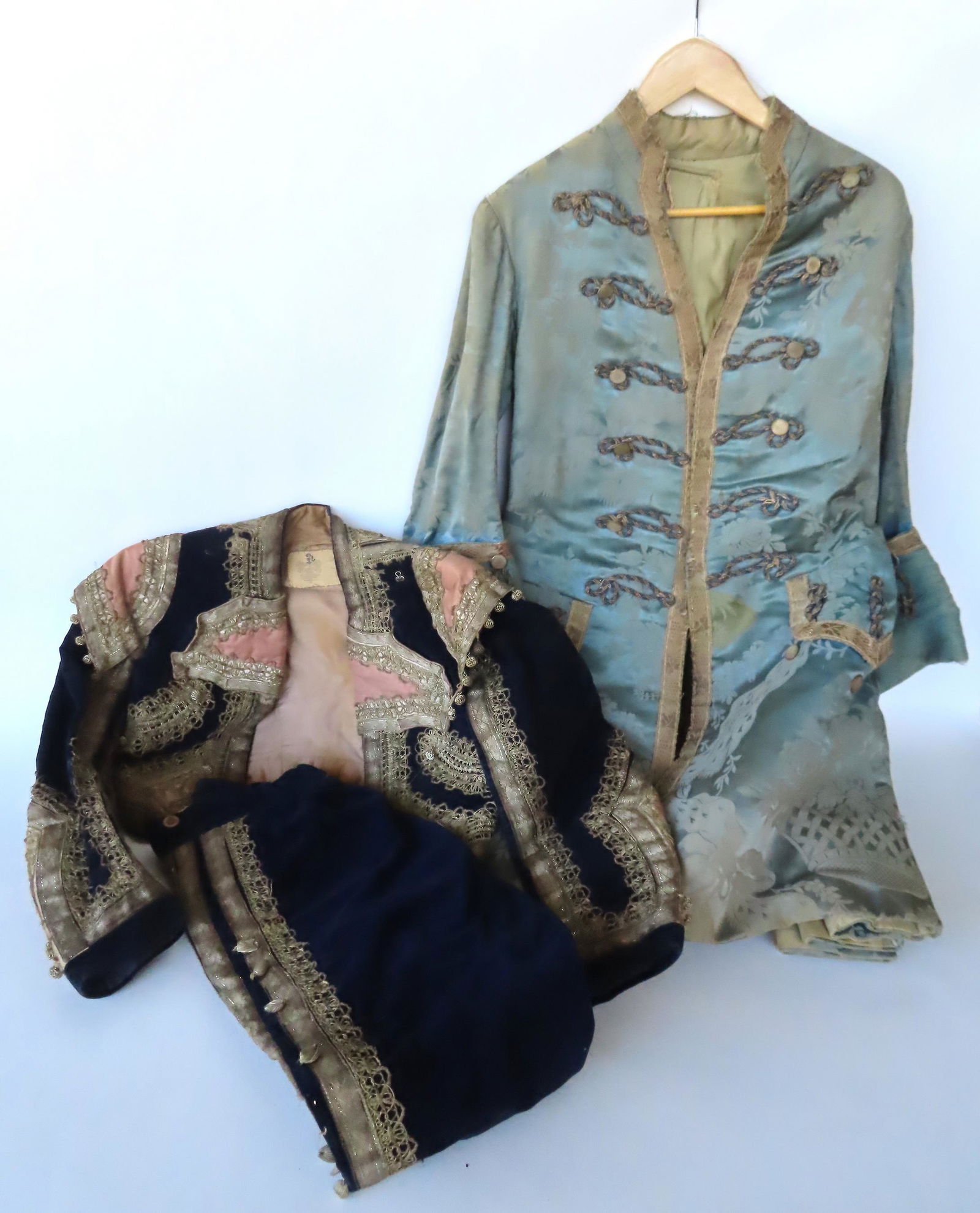 Two hand made costumes English costumes, probably 19th century. (1 of 20)