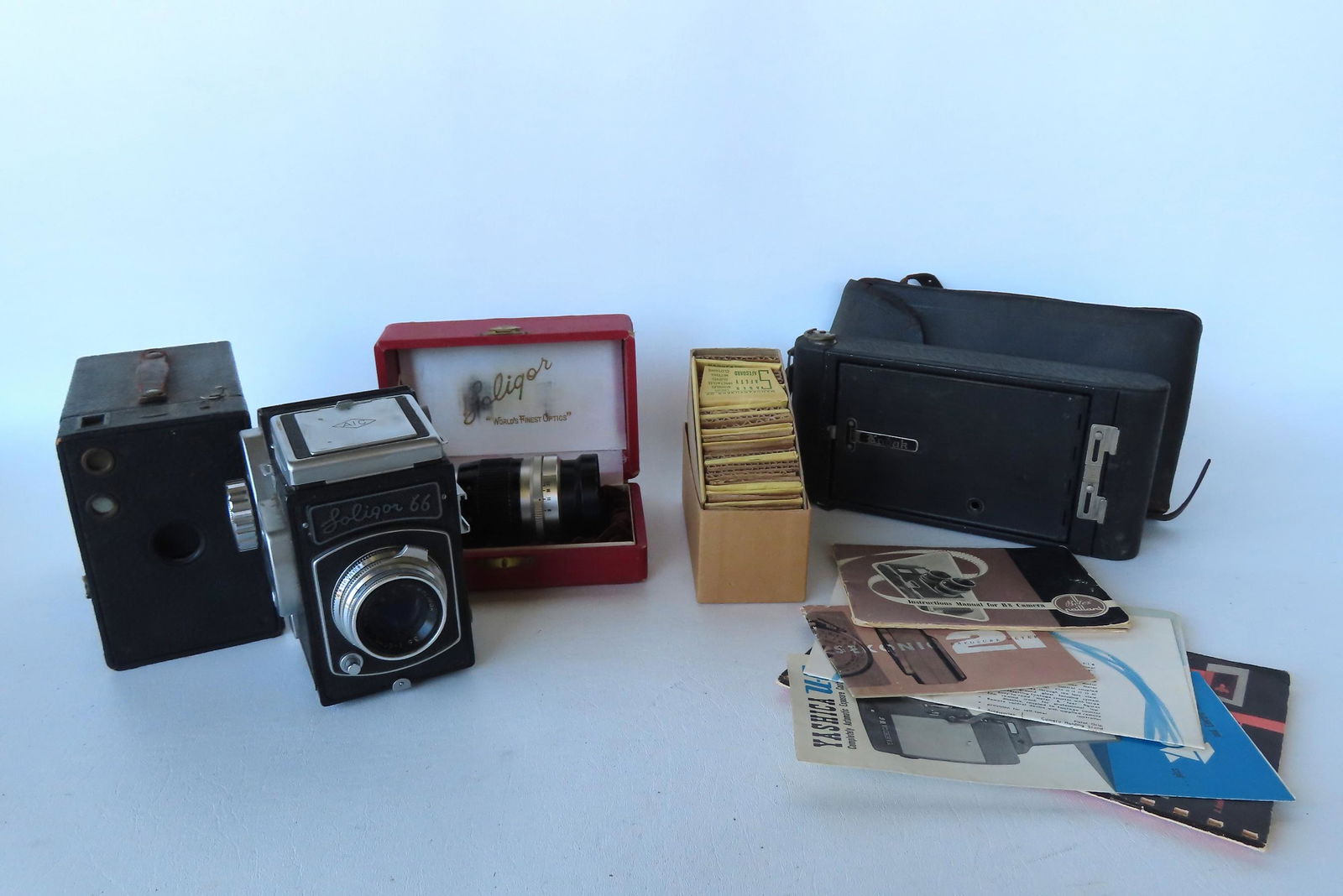 Grouping of cameras and accessories (1 of 10)