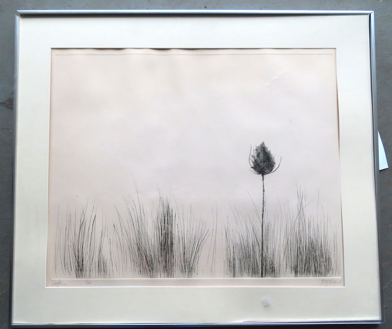Leonard Baskin, NY/Mass 1922 - 2000. Large folio limited edition engraving signed "Baskin  5/125". (1 of 4)