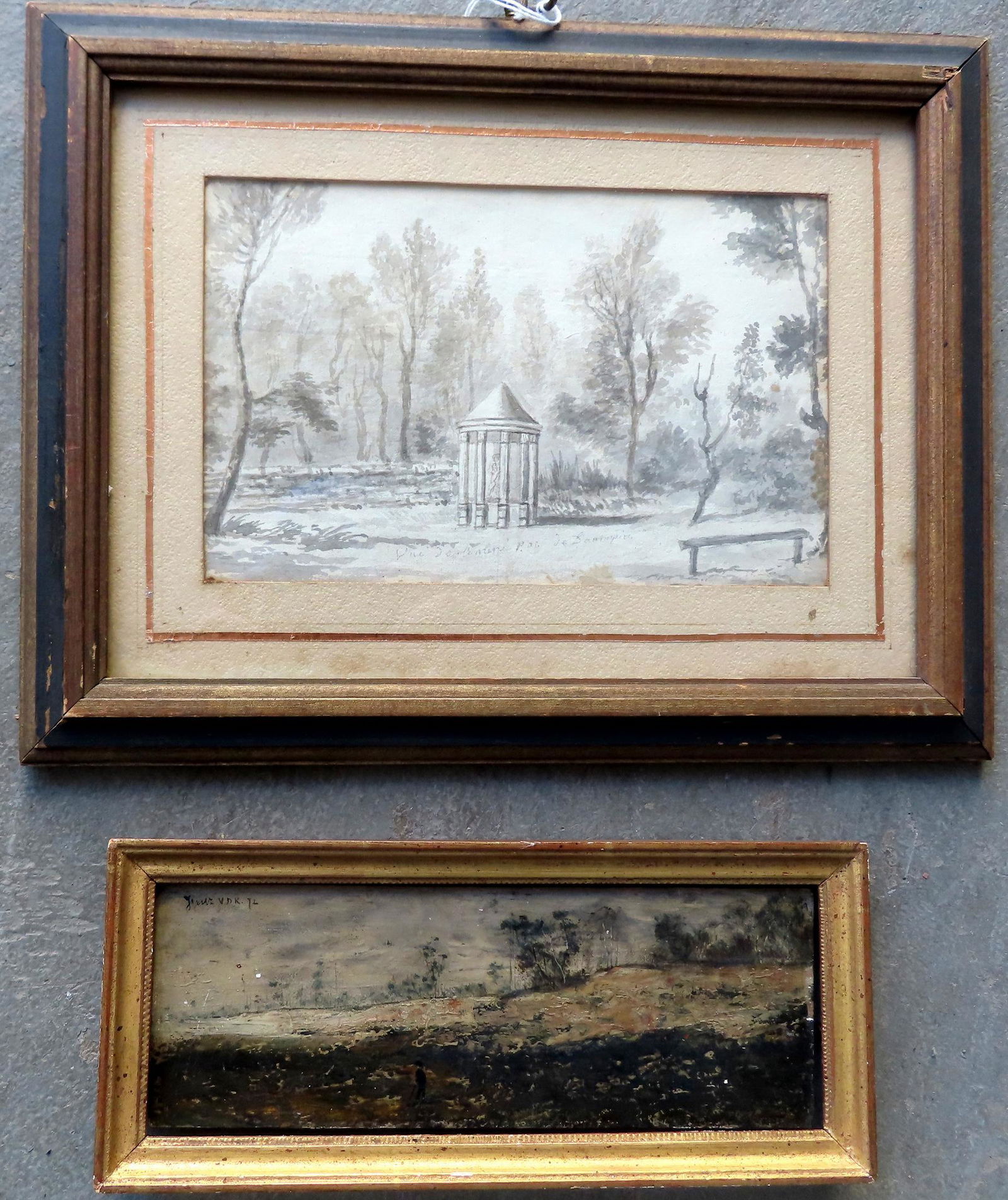 Two landscape paintings. (1 of 7)