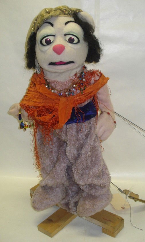Mechanical gypsy bear hand puppet/muppet with move: Mechanical gypsy bear hand puppet/muppet with moveable hands and arms