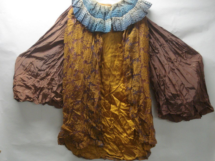 Kermit Love stage costumes (3).: Stage costumes - 3 - cape & 2 dresses - From the estate of Kermit Love, costume designer and puppet maker (NY 1916-1928)- probably 2nd to the 3rd quarter of the 20th century.