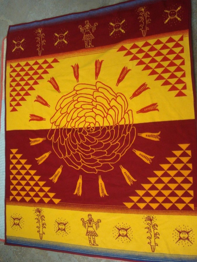 Beaver State Pendleton Indian "Friendship" blanket: Beaver State Pendleton Indian "Friendship;" blanket - "Awakening" pattern.