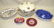 388: Six pieces of old china including blue/white bowl
