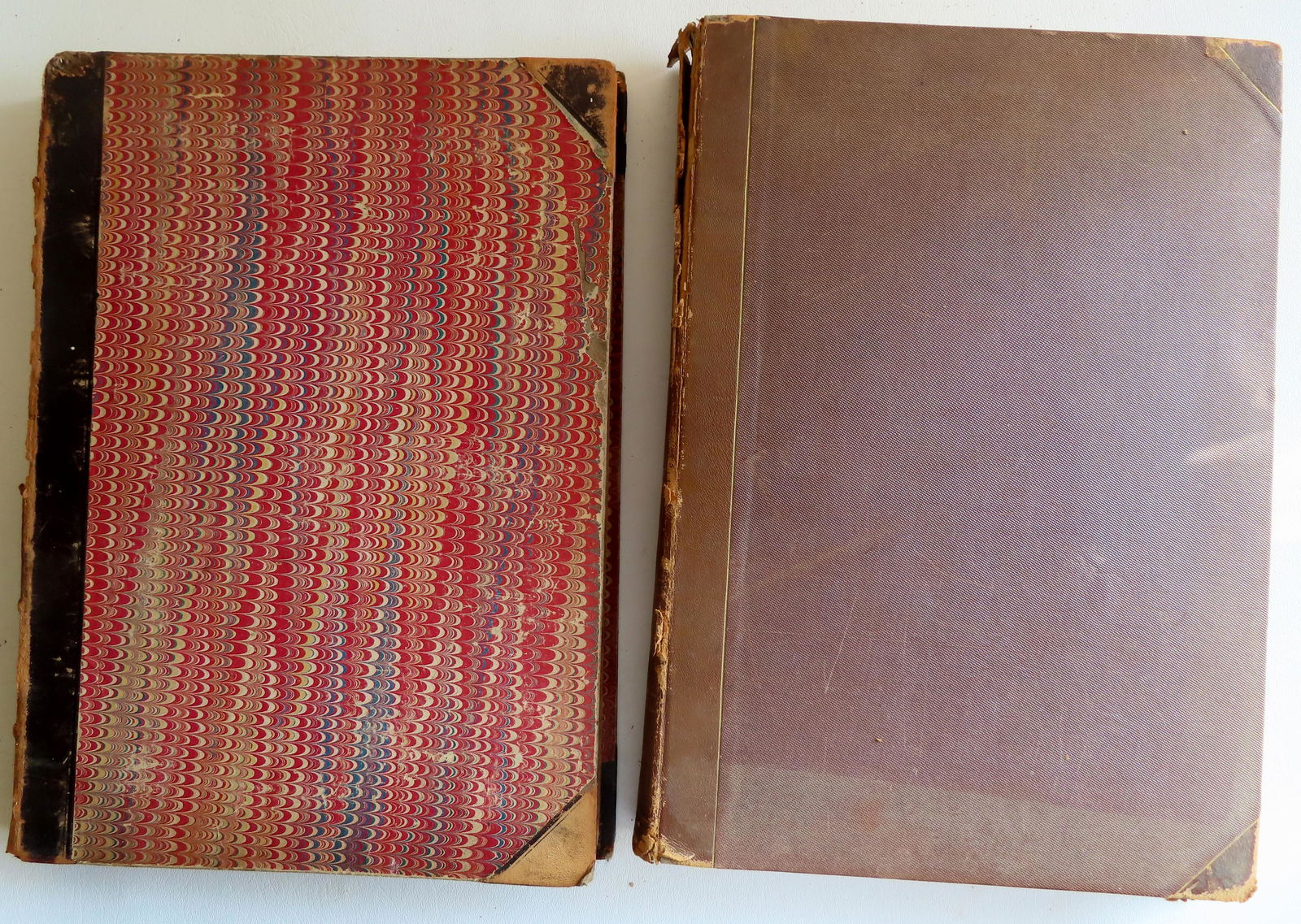Two bound volumes of 19th century newspapers. The first, "Frank Leslie's illustrated", covering the (1 of 16)