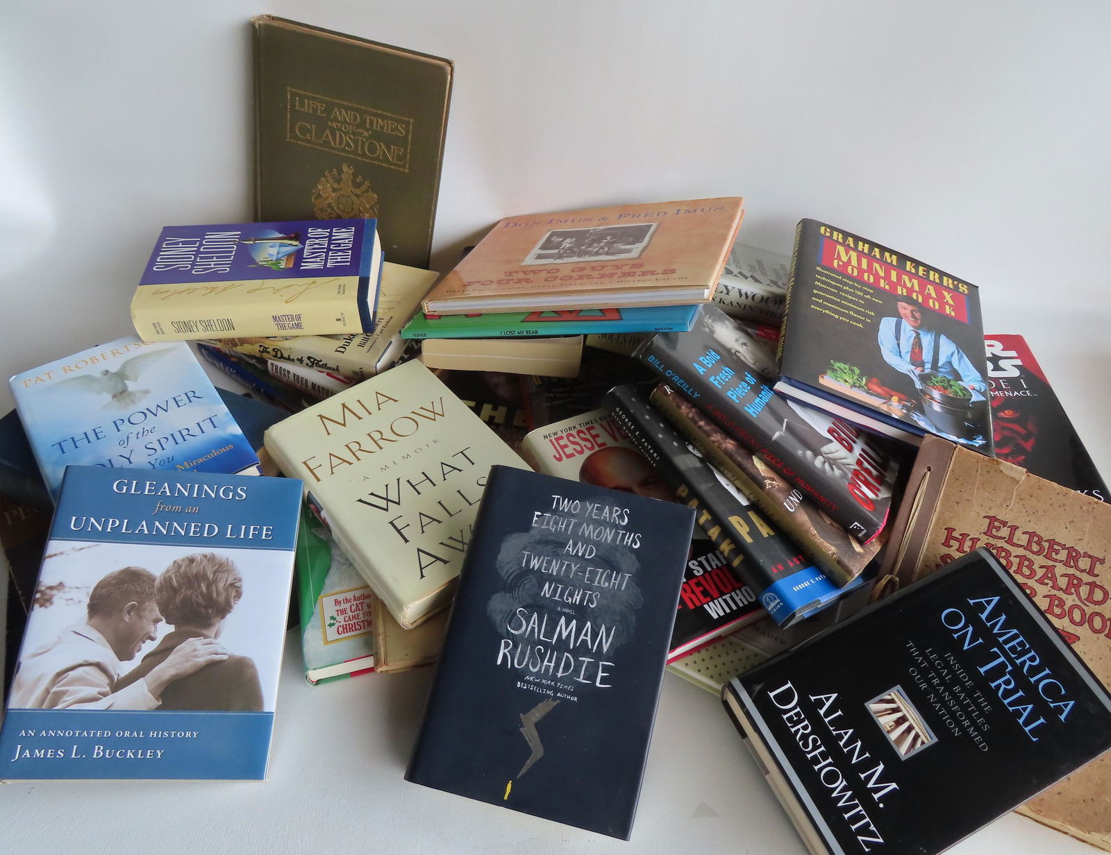 Grouping of 35 autographed books and booklets, to include: Elbert Hubbard signed "Elbert Hubbard's (1 of 7)