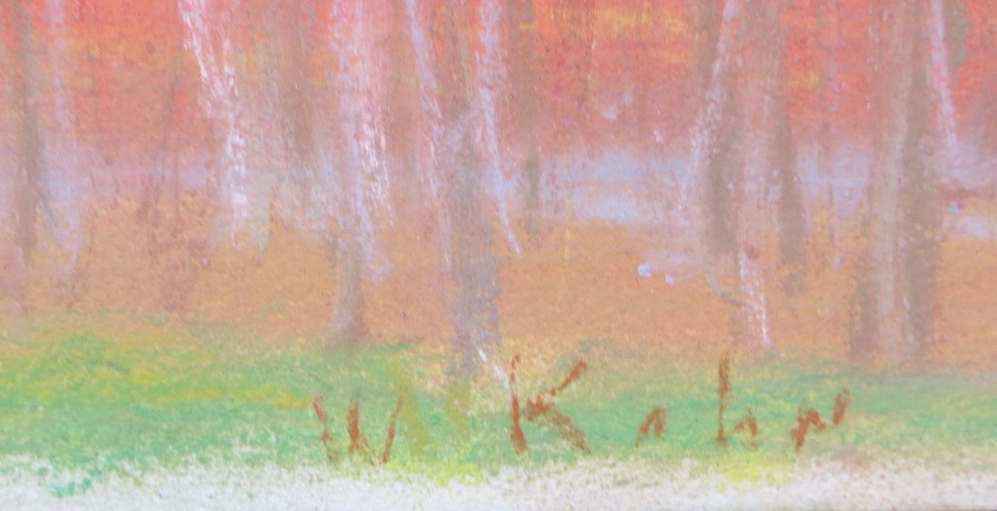 Wolf Kahn - Abstract expressionist landscape. - 2