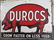 388: Sheet metal lithographed advertising sign for Duro - 3