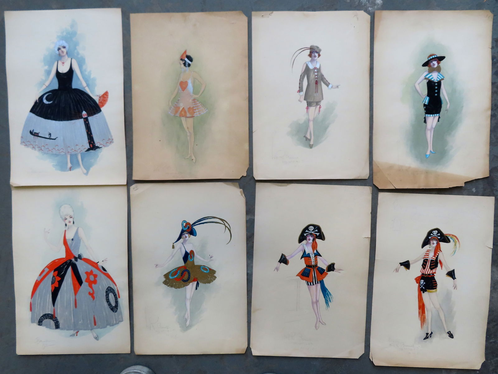 Will R. Barnes, Australian/American 1851-1939 - he was active in American theatrical costume (1 of 17)