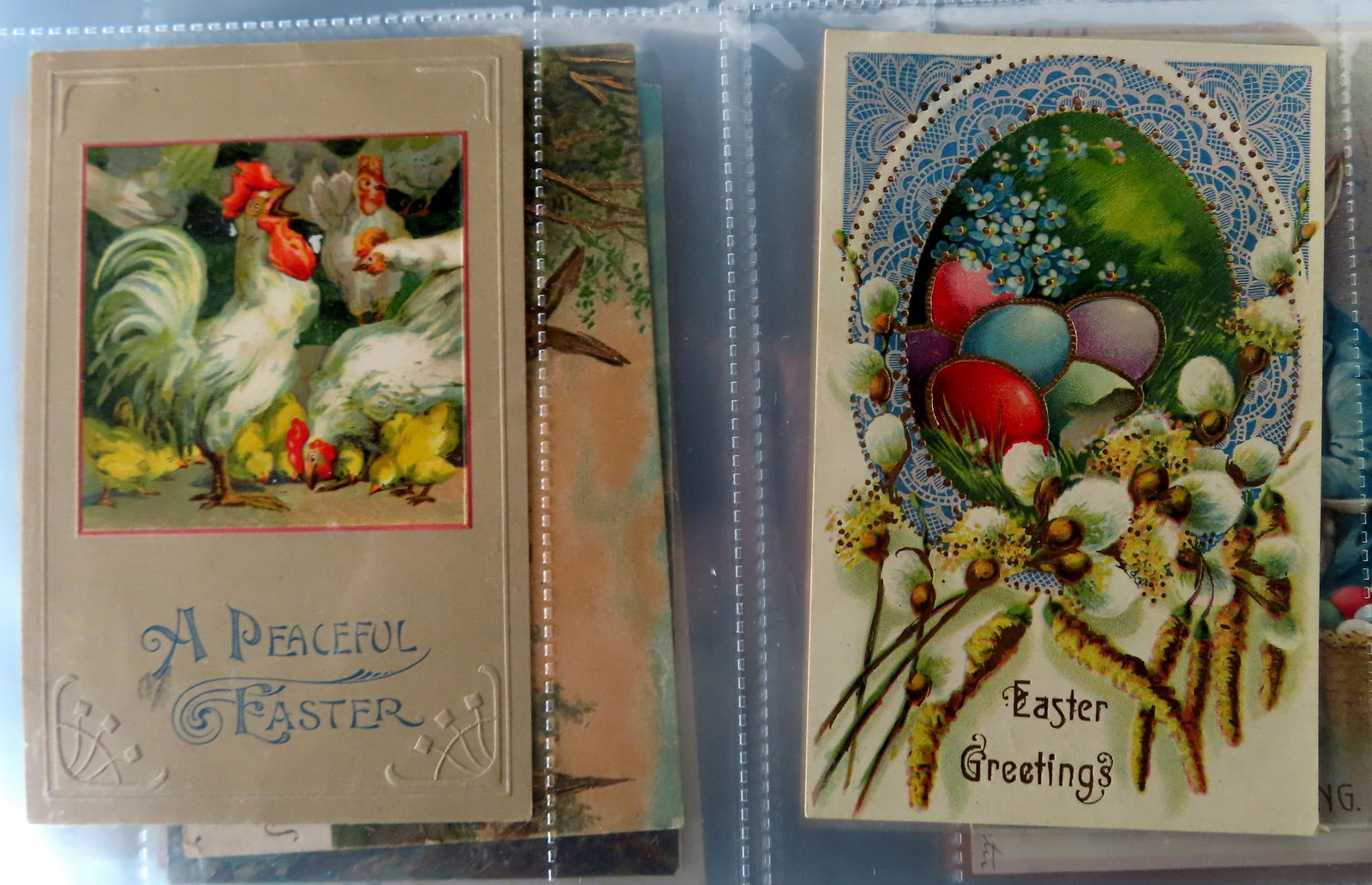 An album of 240 vintage postcards including 82 Easter and others: Others include Whimsical, (1 of 20)