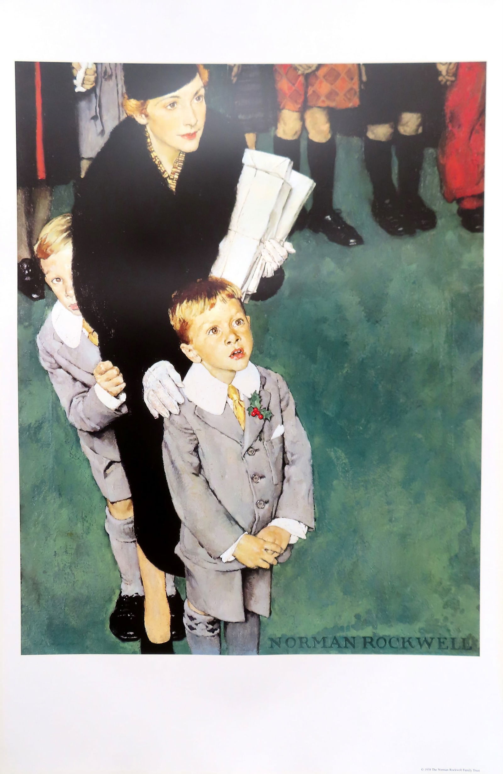 Fifty Norman Rockwell lithograph posters titled "An Audience of One". (1 of 4)