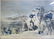 325: Hand colored 19th century lithograph entitled "Was - 2