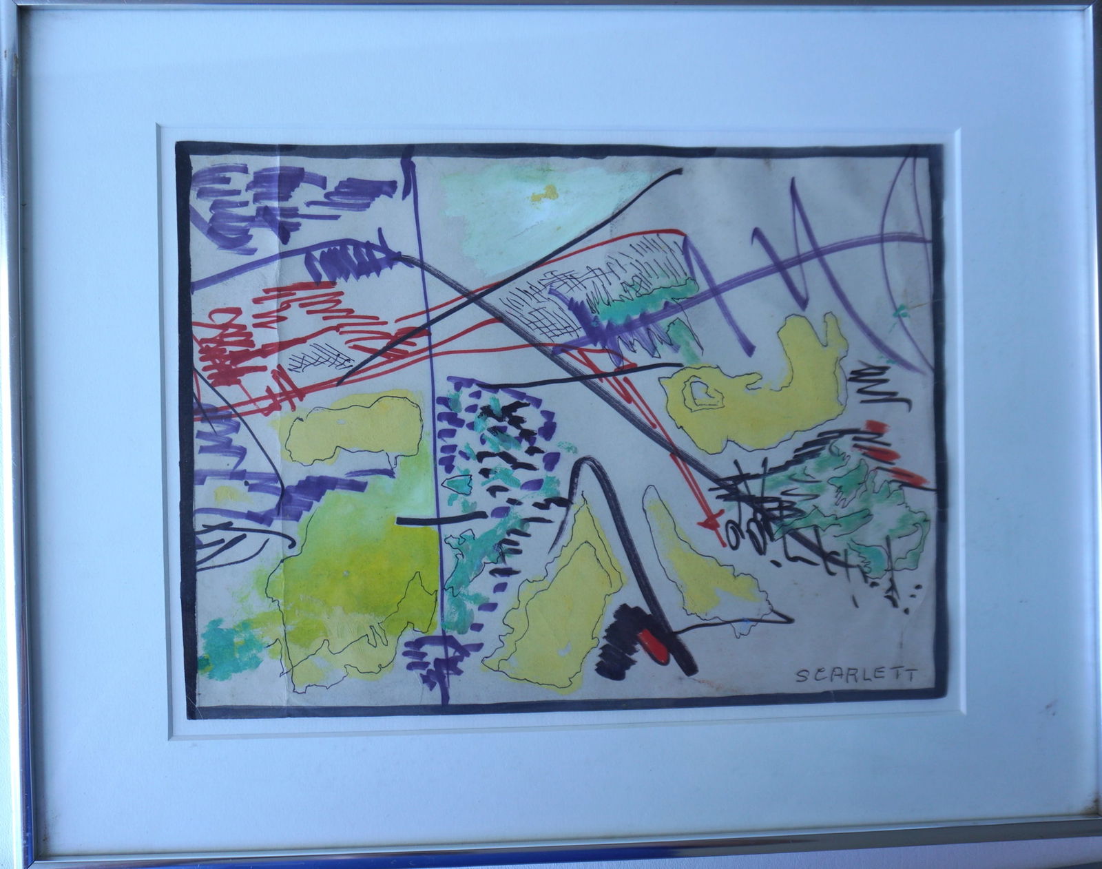 Rolph Scarlett (1889 - 1984) was active/lived in Woodstock New York, California, and Canada. (1 of 3)