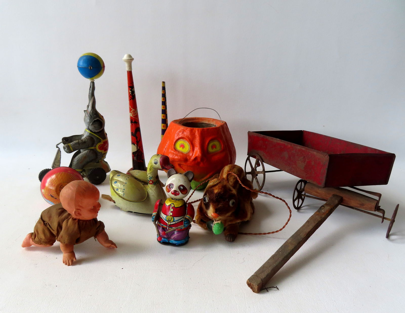 Grouping of old toys iincluding Halloween, etc. (1 of 13)