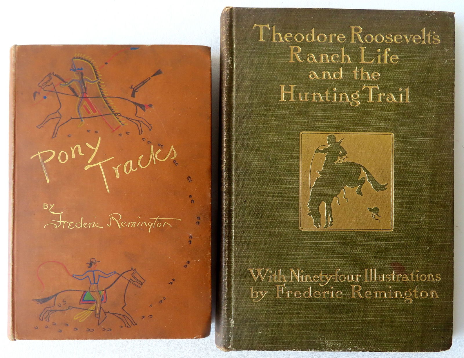 Two Frederic Remington illustrated books including: "Ranch Life and The Hunting-Trail" by Theodore (1 of 15)