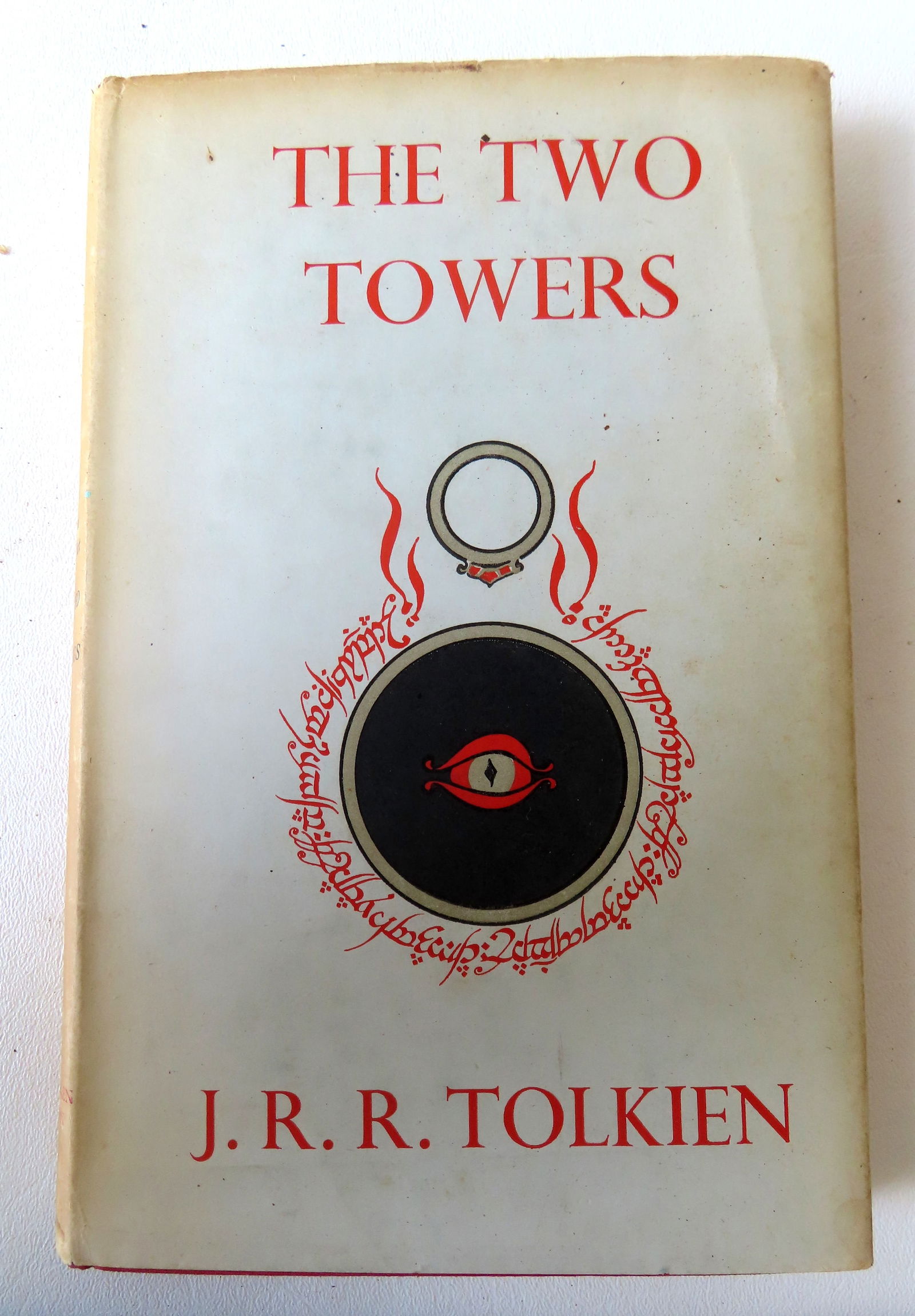 Tolkien book, part 2 of trilogy titled "The Two Towers". Being the second part of "The Lord Of The (1 of 6)