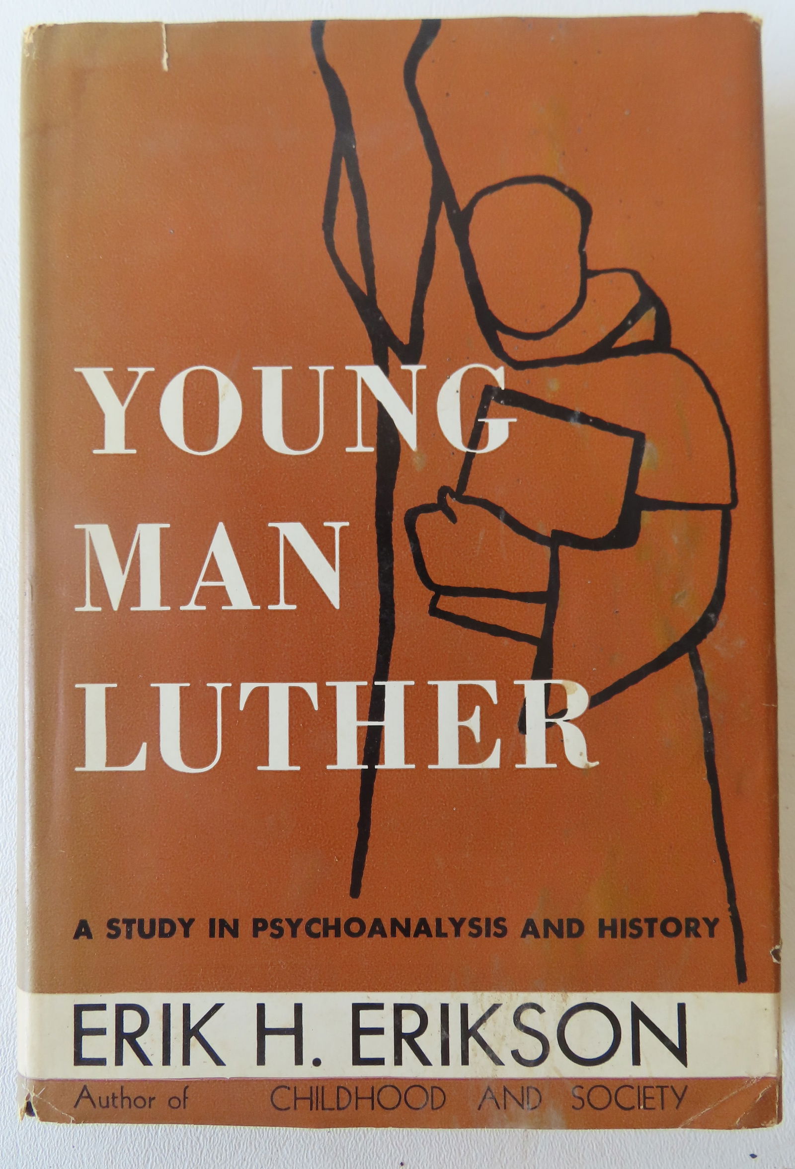 Author signed book titled "Young Man Luther / A Study in Psychoanalysis and History" by Erik H. (1 of 5)