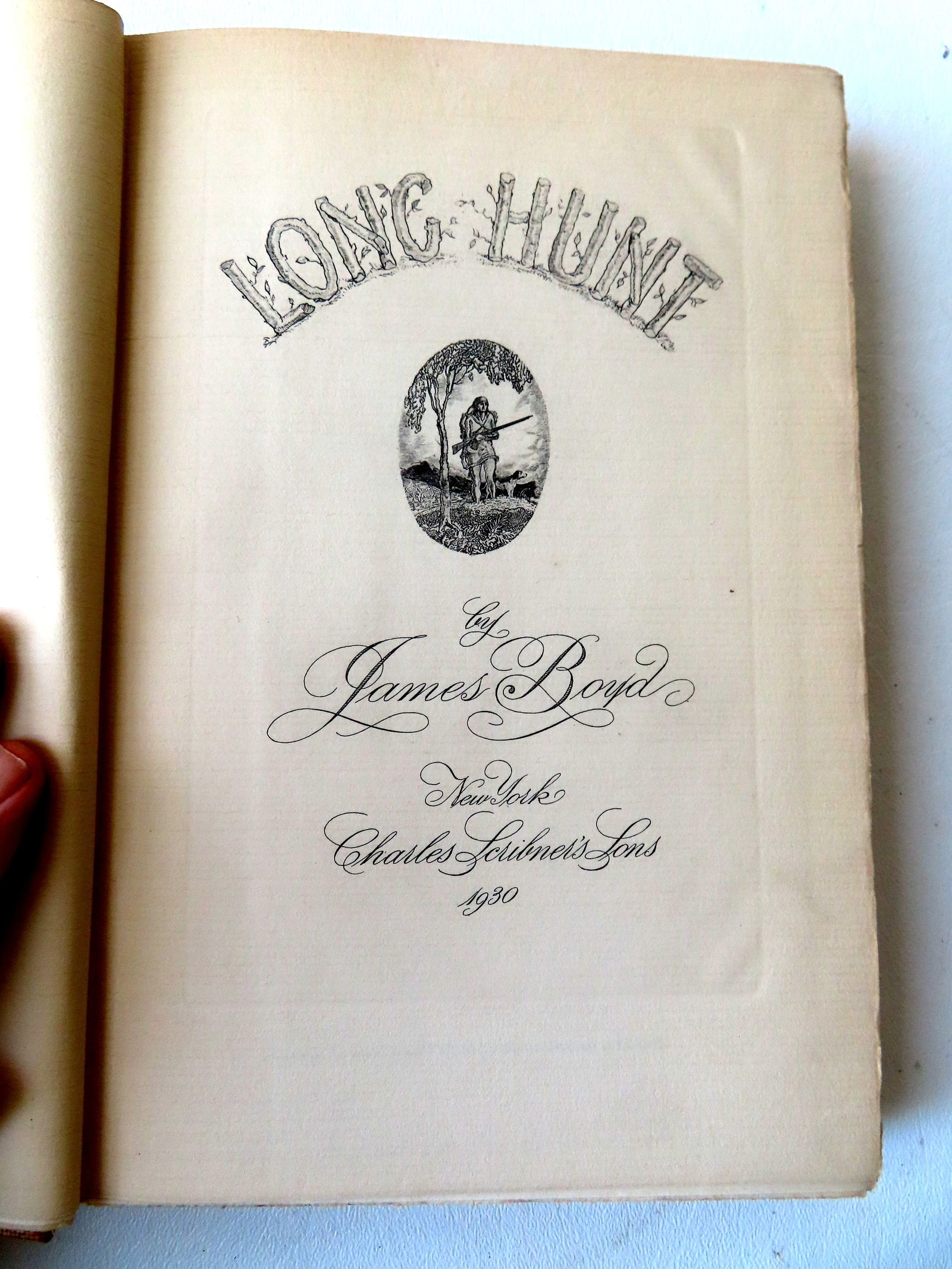 Autographed limited edition book "Long Hunt" by James Boyd, first edition published by Charles (1 of 4)