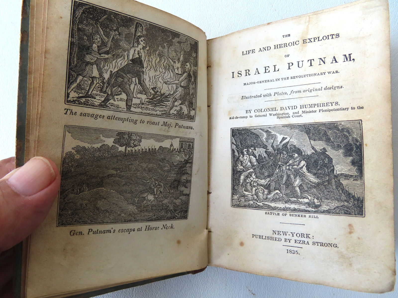 Two early military books concerning Gen. Israel Putnam including: "The Life And Historic Exploits Of (1 of 8)