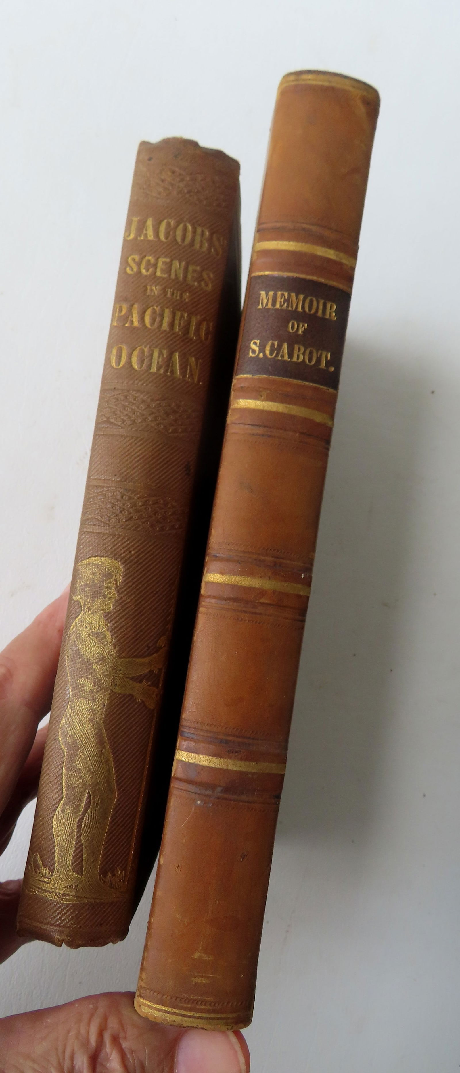 Two nautical books including: "Scenes, Incidents, And Adventures In The Pacific Ocean or The Islands (1 of 6)