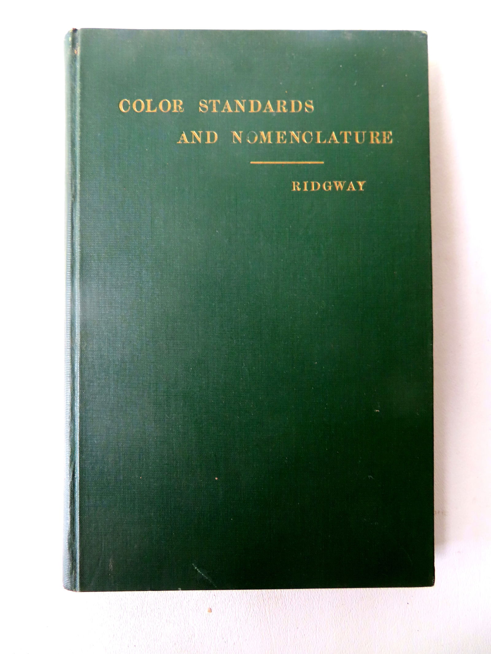 Science book standardizing colors titled "Color Standards and Color Nomenclature" by Robert Ridgway (1 of 7)