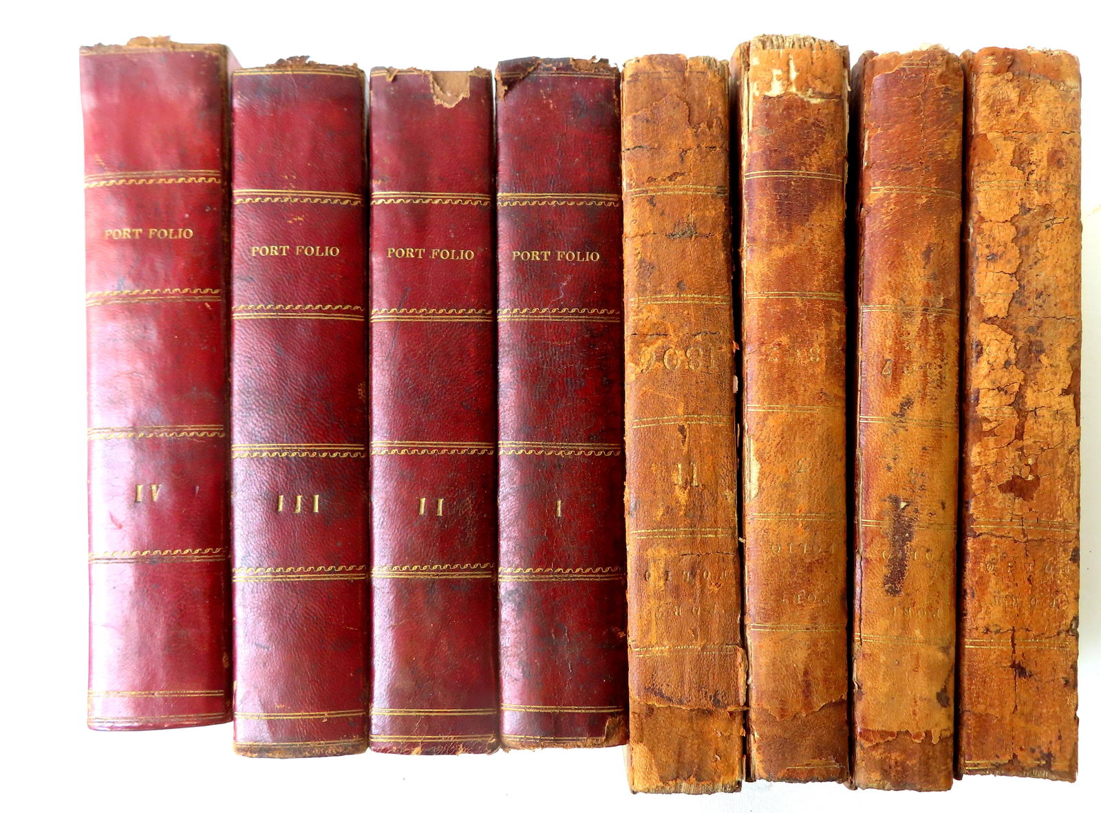 The Portfolio, A Monthly Magazine, total of 8 volumes, various years, Oliver Oldschool Esq., (1 of 17)