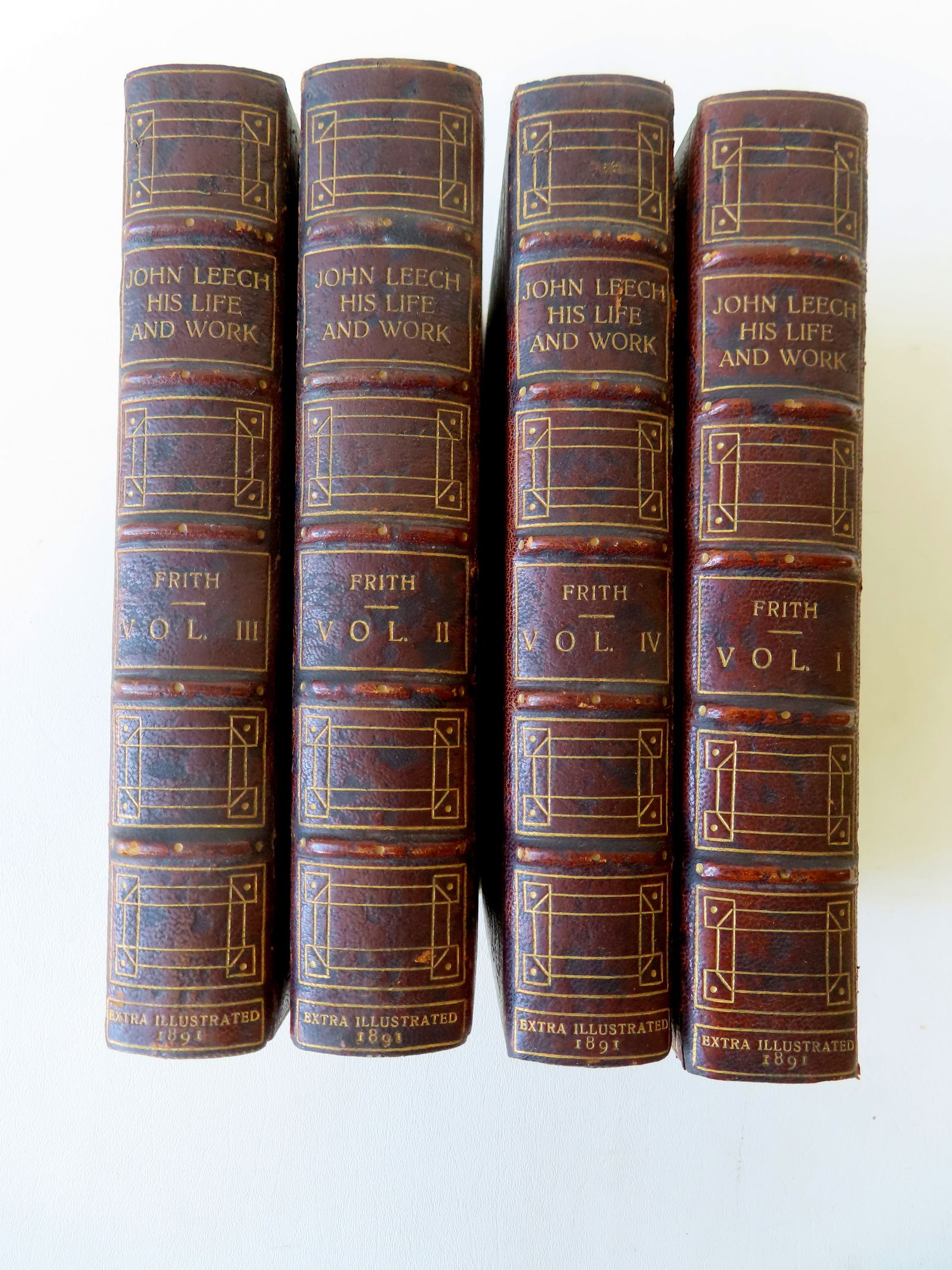 "John Leech, His Life and Work", 4 volumes, together with an autographed letter signed John Leech. (1 of 20)