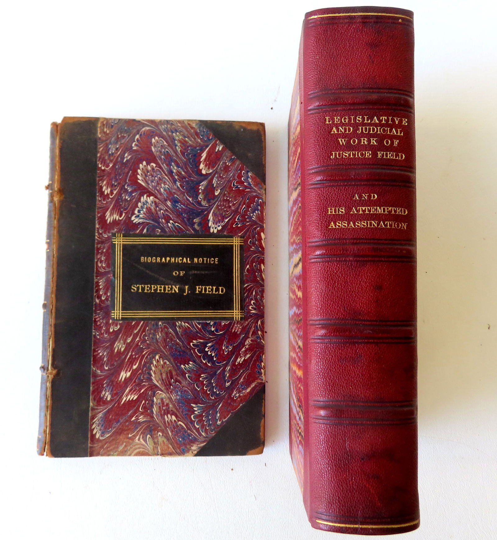 Two books on the history of Supreme Court Justice Stephen J. Field one titled "Some Account of the (1 of 6)