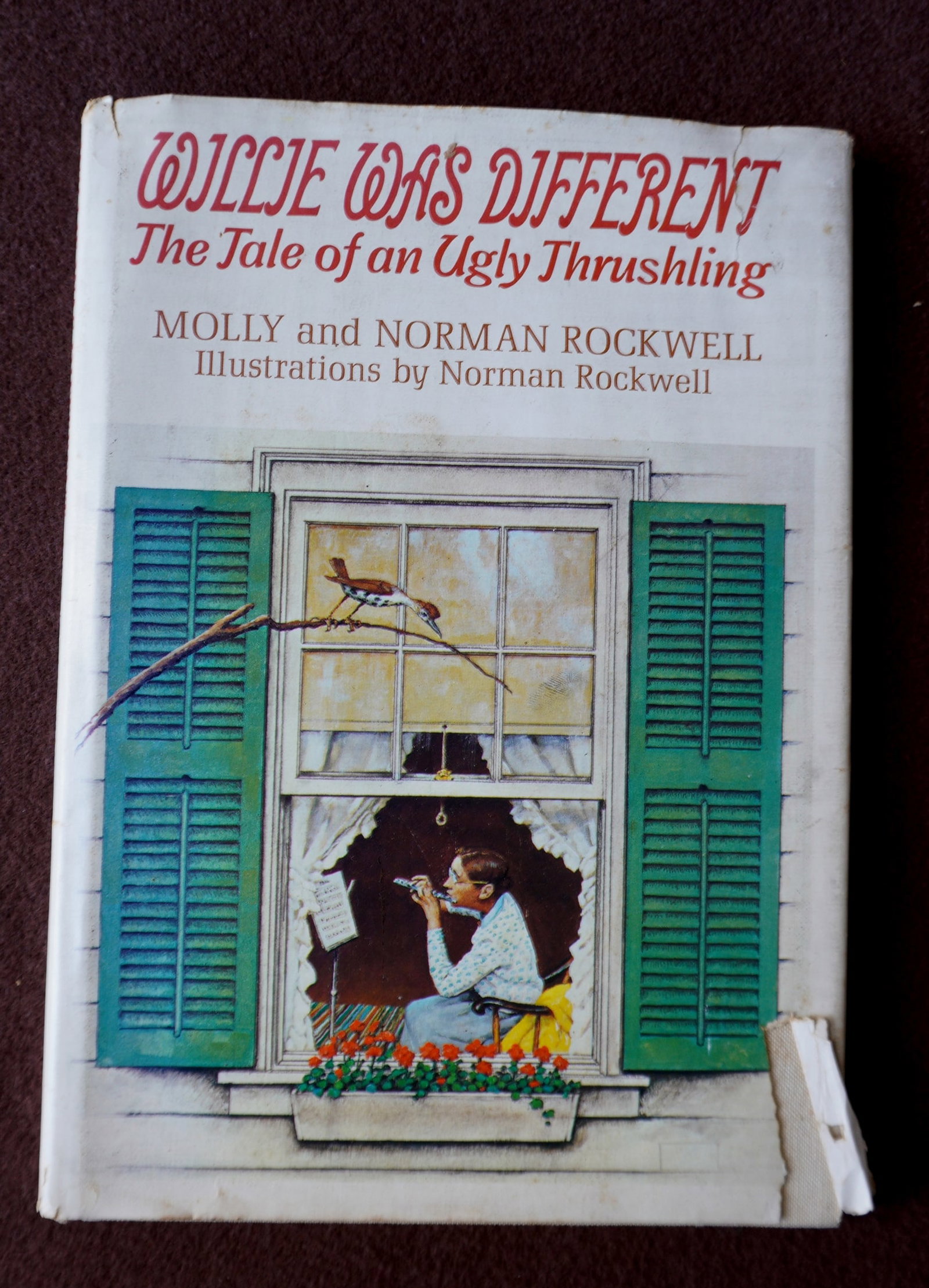 Autographed Rockwell book "Willie Was Different" by Molly and Norman Rockwell with illustrations by: Autographed Rockwell book "Willie Was Different" by Molly and Norman Rockwell with illustrations by Norman Rockwell, original dust jacket, published by Funk & Wagnalls, NY, copy right 1967, 1969. Sign