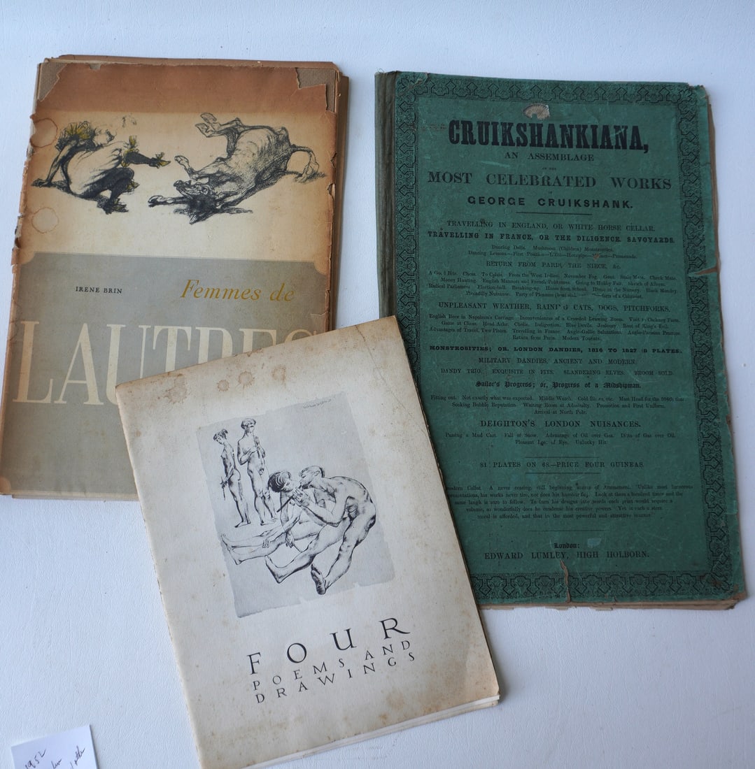 Three art books. See photos for further information. Provenance: From the Thomas Rockwell (1 of 12)