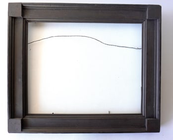 A hand made wooden frame, late 19th century. Good condition.