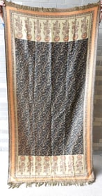 Paisley shawl, very fine and soft fabric, possibly cashmere, and in very good condition, probably