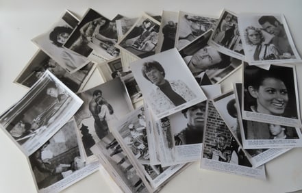 Grouping of 34 movie promotional glossy photos, including: 2 Mandingo, 3 Bucktown, 7 Race With The