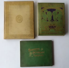 Three garden related books, all circa 1900.