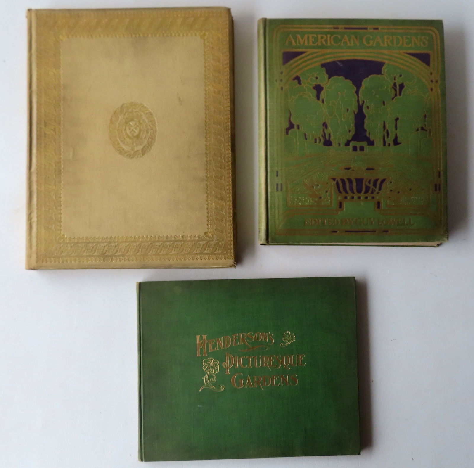 Three garden related books, all circa 1900. (1 of 20)