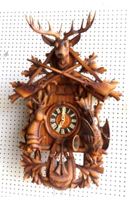 A Black Forest Cuckcoo clock, mid to late 20th century signed HERCO.