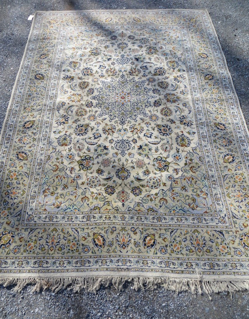 Room size oriental carpet - 8' 4" x 11' 8": Room size oriental carpet - 8' 4" x 11' 8" - Probably mid to late 20th century. Provenance: From a New Paltz NY estate, name withheld by family.