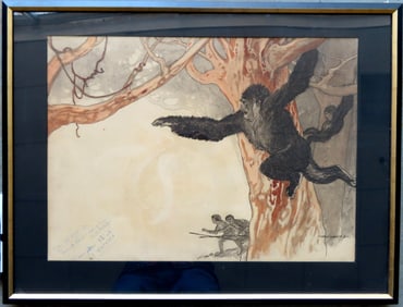 Charles Livingston Bull (1874 - 1932) was active/lived in New Jersey. W/C Illustration for Boys Life