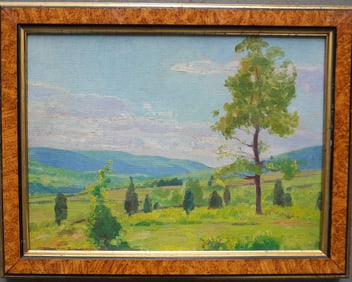 John Newton Howitt, NY 1885-1958, born in White Plains NY and died in Port Jervis NY. O/B Colorful
