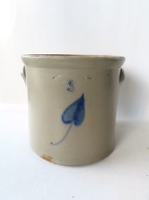 Stoneware crock, 3 gallon, with the impressed mark of "Seymour & Bosworth / Hartford", and decorated