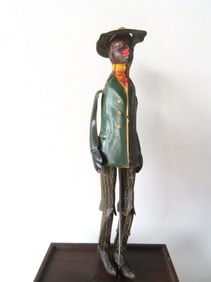 A Ferdinand Strauss (American) tin windup jigger toy