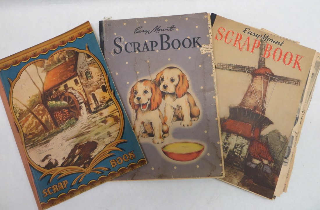 Three Baseball Scrap Books mostly 1942-1947, hundreds o: Three Baseball Scrap Books mostly 1942-1947, hundreds of Newspaper articles from Babe Ruth's passing to Ted Williams and Joe DiMaggio's playing days, many Bob Coyne Comics, mostly Yankees, Red Sox, Do