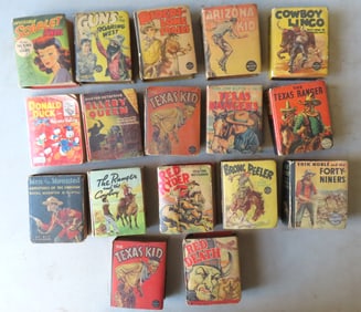 Grouping of 17 Big Little books, most by Whitman Publishing 1930-40, and in good condition.