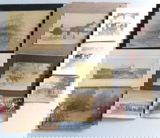 Grouping of 9 vintage photos, late 19th to early 20th century, including some portraits of horse and