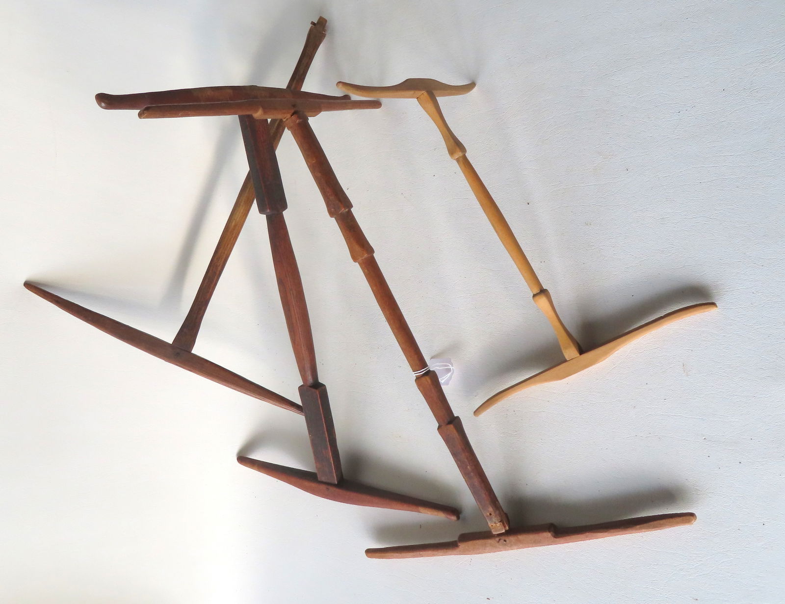 Three 19th century niddy-noddy's, all with mortised construction and in good condition. Sold with (1 of 13)