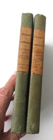 "A Diary In America, With Remarks On It's Institutions." by Capt. Marryat, 2 volumes, published in