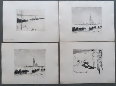 Jacobus Belsen, active in Russia, Germany & NY City - b. Russia 1870 - d. New York, 1937. Grouping